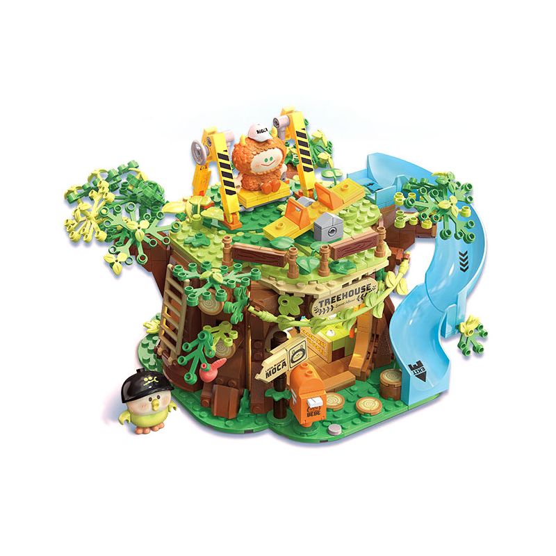 TOP TOY TC2026 2026 VẸT NHỎ BEBE NGOẠI Ô THIÊN ĐƯỜNG HỐ CÂY bộ đồ chơi xếp lắp ráp ghép mô hình Movie & Game Phim Và Trò Chơi 640 khối