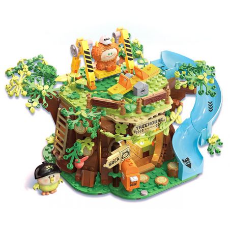 TOP TOY TC2026 2026 VẸT NHỎ BEBE NGOẠI Ô THIÊN ĐƯỜNG HỐ CÂY bộ đồ chơi xếp lắp ráp ghép mô hình Movie & Game Phim Và Trò Chơi 640 khối