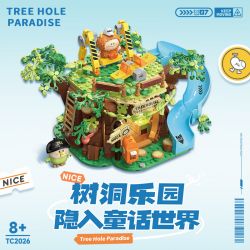 TOP TOY TC2026 2026 VẸT NHỎ BEBE NGOẠI Ô THIÊN ĐƯỜNG HỐ CÂY bộ đồ chơi xếp lắp ráp ghép mô hình Movie & Game Phim Và Trò Chơi 640 khối