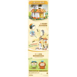 TOP TOY TC2026 2026 VẸT NHỎ BEBE NGOẠI Ô THIÊN ĐƯỜNG HỐ CÂY bộ đồ chơi xếp lắp ráp ghép mô hình Movie & Game Phim Và Trò Chơi 640 khối