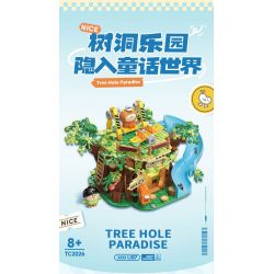 TOP TOY TC2026 2026 VẸT NHỎ BEBE NGOẠI Ô THIÊN ĐƯỜNG HỐ CÂY bộ đồ chơi xếp lắp ráp ghép mô hình Movie & Game Phim Và Trò Chơi 640 khối