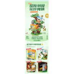 TOP TOY TC2027 2027 VẸT NHỎ BEBE NGOẠI Ô NGÔI NHÀ TRÊN CÂY PHIÊU LƯU bộ đồ chơi xếp lắp ráp ghép mô hình Movie & Game Phim Và Trò Chơi 660 khối