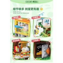TOP TOY TC2027 2027 VẸT NHỎ BEBE NGOẠI Ô NGÔI NHÀ TRÊN CÂY PHIÊU LƯU bộ đồ chơi xếp lắp ráp ghép mô hình Movie & Game Phim Và Trò Chơi 660 khối