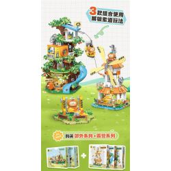 TOP TOY TC2027 2027 VẸT NHỎ BEBE NGOẠI Ô NGÔI NHÀ TRÊN CÂY PHIÊU LƯU bộ đồ chơi xếp lắp ráp ghép mô hình Movie & Game Phim Và Trò Chơi 660 khối