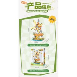 TOP TOY TC2028 2028 VẸT NHỎ BEBE NGOẠI Ô NGÔI NHÀ CỐI XAY GIÓ bộ đồ chơi xếp lắp ráp ghép mô hình Movie & Game Phim Và Trò Chơi 640 khối
