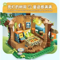 TOP TOY TC2028 2028 VẸT NHỎ BEBE NGOẠI Ô NGÔI NHÀ CỐI XAY GIÓ bộ đồ chơi xếp lắp ráp ghép mô hình Movie & Game Phim Và Trò Chơi 640 khối