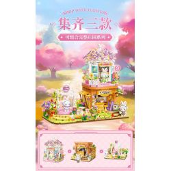 TOP TOY TC2029 2029 EMMA SECRET MANOR HOA RƠI TRÊN XÍCH ĐU bộ đồ chơi xếp lắp ráp ghép mô hình 360 khối