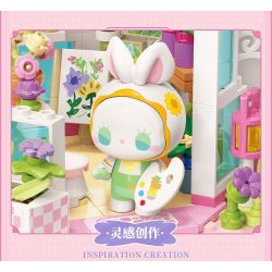 TOP TOY TC2031 2031 TRANG VIÊN BÍ MẬT EMMA NHÀ HOA XIMO bộ đồ chơi xếp lắp ráp ghép mô hình 490 khối