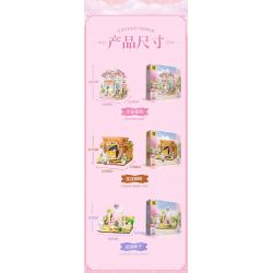 TOP TOY TC2031 2031 TRANG VIÊN BÍ MẬT EMMA NHÀ HOA XIMO bộ đồ chơi xếp lắp ráp ghép mô hình 490 khối