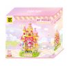 TOP TOY TC2021 2021 CÔNG VIÊN GIẢI TRÍ ĐẦY MÀU SẮC CỦA GIA ĐÌNH SANRIO MELODY HAPPY SWING CASTLE bộ đồ chơi xếp lắp ráp ghép mô hình