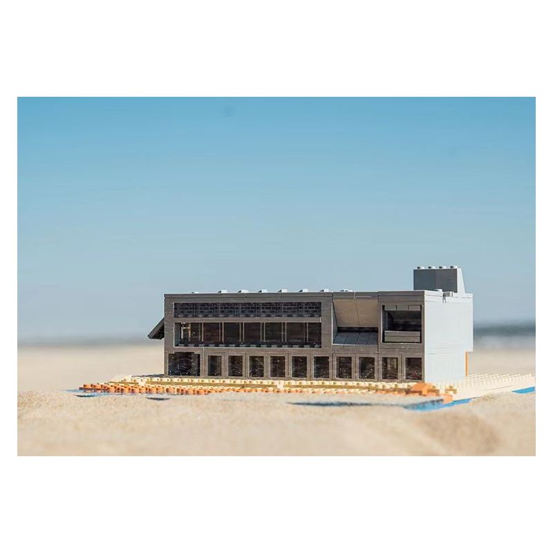 AMAZING BRICK AB11002 11002 THƯ VIỆN CÔ ĐƠN ANAYA bộ đồ chơi xếp lắp ráp ghép mô hình Architecture ARANYA LONELY LIBRARY Công Trình Kiến Trúc 580 khối