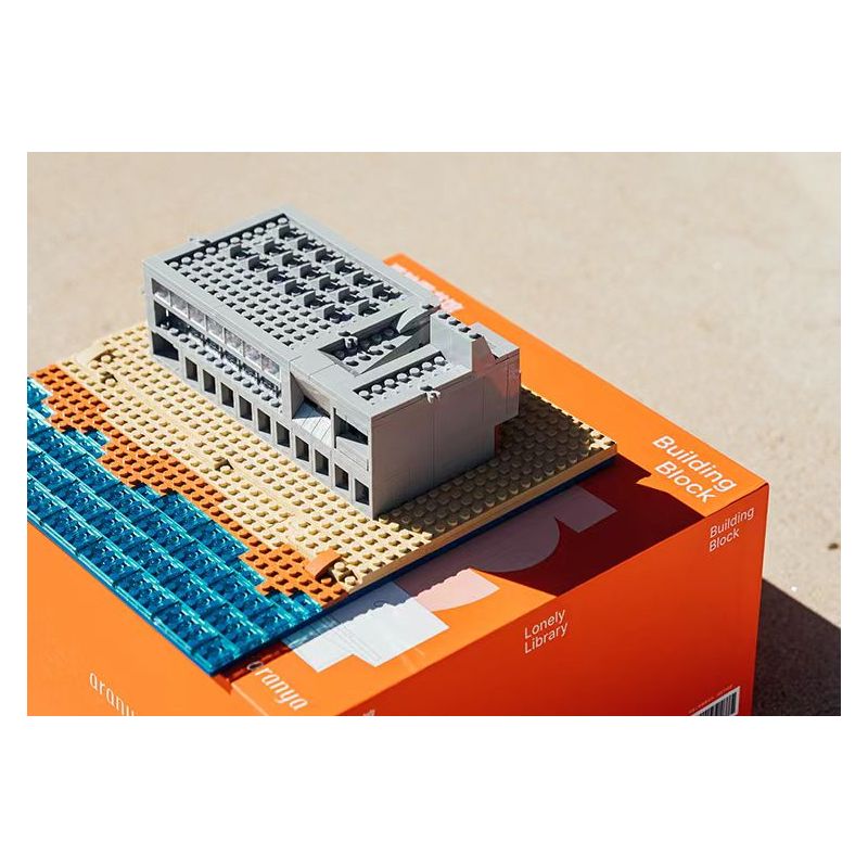 AMAZING BRICK AB11002 11002 THƯ VIỆN CÔ ĐƠN ANAYA bộ đồ chơi xếp lắp ráp ghép mô hình Architecture ARANYA LONELY LIBRARY Công Trình Kiến Trúc 580 khối