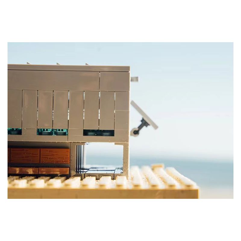 AMAZING BRICK AB11002 11002 THƯ VIỆN CÔ ĐƠN ANAYA bộ đồ chơi xếp lắp ráp ghép mô hình Architecture ARANYA LONELY LIBRARY Công Trình Kiến Trúc 580 khối