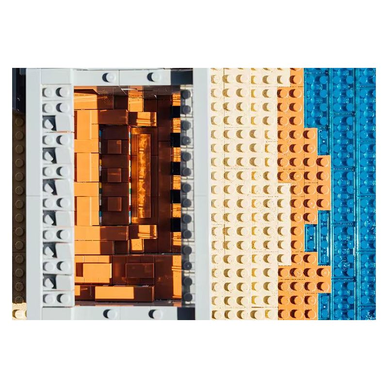 AMAZING BRICK AB11002 11002 THƯ VIỆN CÔ ĐƠN ANAYA bộ đồ chơi xếp lắp ráp ghép mô hình Architecture ARANYA LONELY LIBRARY Công Trình Kiến Trúc 580 khối