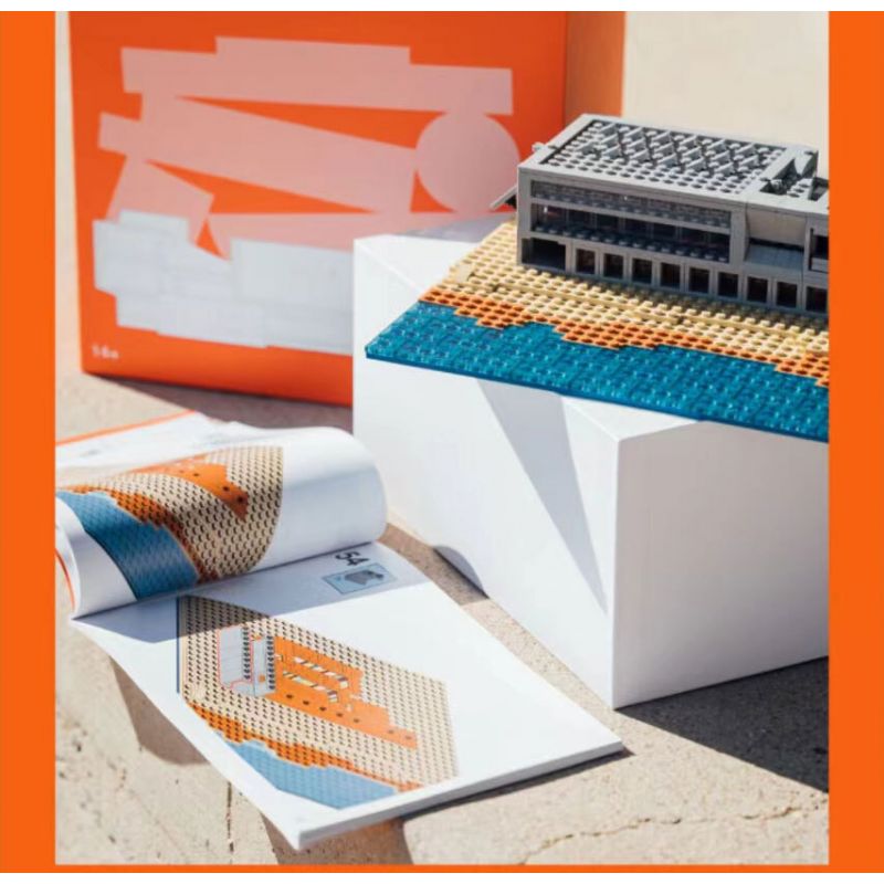 AMAZING BRICK AB11002 11002 THƯ VIỆN CÔ ĐƠN ANAYA bộ đồ chơi xếp lắp ráp ghép mô hình Architecture ARANYA LONELY LIBRARY Công Trình Kiến Trúc 580 khối