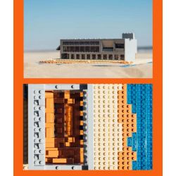 AMAZING BRICK AB11002 11002 THƯ VIỆN CÔ ĐƠN ANAYA bộ đồ chơi xếp lắp ráp ghép mô hình Architecture ARANYA LONELY LIBRARY Công Trình Kiến Trúc 580 khối