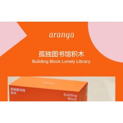 AMAZING BRICK AB11002 11002 THƯ VIỆN CÔ ĐƠN ANAYA bộ đồ chơi xếp lắp ráp ghép mô hình Architecture ARANYA LONELY LIBRARY Công Trình Kiến Trúc 580 khối