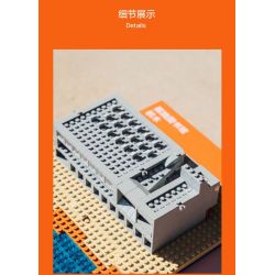 AMAZING BRICK AB11002 11002 THƯ VIỆN CÔ ĐƠN ANAYA bộ đồ chơi xếp lắp ráp ghép mô hình Architecture ARANYA LONELY LIBRARY Công Trình Kiến Trúc 580 khối