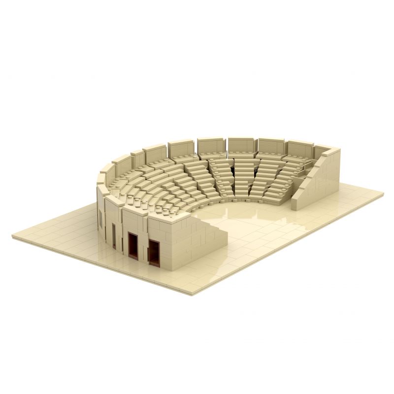Lego Amazing Brick AB11003 Aranya Dionysus Theatre Xếp hình lắp ráp ghép mô hình Nhà hát Aranya Dionysus