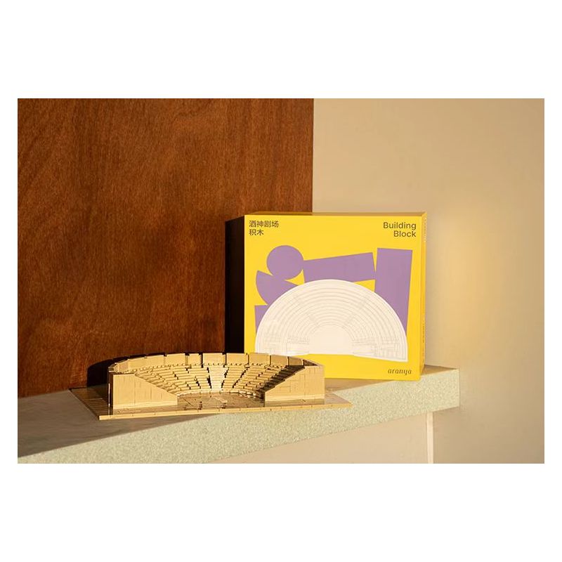 AMAZING BRICK AB11003 11003 NHÀ HÁT ARANYA DIONYSUS bộ đồ chơi xếp lắp ráp ghép mô hình Architecture ARANYA DIONYSUS THEATRE Công Trình Kiến Trúc 1070 khối