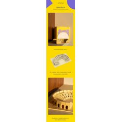 AMAZING BRICK AB11003 11003 NHÀ HÁT ARANYA DIONYSUS bộ đồ chơi xếp lắp ráp ghép mô hình Architecture ARANYA DIONYSUS THEATRE Công Trình Kiến Trúc 1070 khối