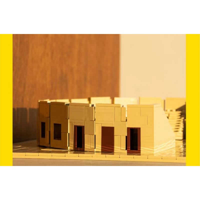 AMAZING BRICK AB11003 11003 NHÀ HÁT ARANYA DIONYSUS bộ đồ chơi xếp lắp ráp ghép mô hình Architecture ARANYA DIONYSUS THEATRE Công Trình Kiến Trúc 1070 khối