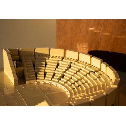 AMAZING BRICK AB11003 11003 NHÀ HÁT ARANYA DIONYSUS bộ đồ chơi xếp lắp ráp ghép mô hình Architecture ARANYA DIONYSUS THEATRE Công Trình Kiến Trúc 1070 khối