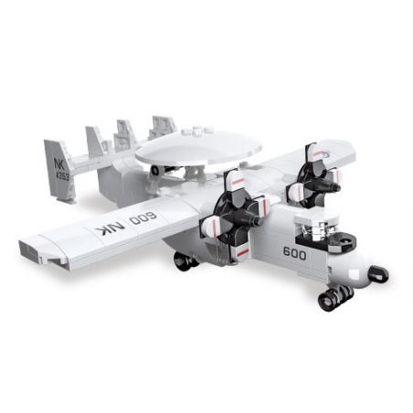 JIESTAR 58055 MÁY BAY CẢNH BÁO SỚM HAWKEYE bộ đồ chơi xếp lắp ráp ghép mô hình Military Army Quân Sự Bộ Đội 183 khối