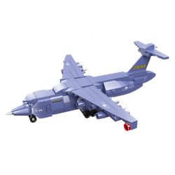 JIESTAR 58056 MÁY BAY VẬN TẢI KUNPENG bộ đồ chơi xếp lắp ráp ghép mô hình Military Army Quân Sự Bộ Đội 192 khối