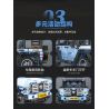 JIESTAR 58126 XE TĂNG 300 bộ đồ chơi xếp lắp ráp ghép mô hình Technic Kỹ Thuật Công Nghệ Cao Mô Hình Phương Tiện 645 khối