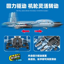 JIESTAR 58122 MÁY BAY CHIẾN ĐẤU GẮN TRÊN SU-35 bộ đồ chơi xếp lắp ráp ghép mô hình Military Army GLORY MISSION Quân Sự Bộ Đội 707 khối