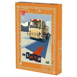 JIESTAR 58125 XE TẢI CHIẾN THUẬT HẠNG NHẸ M1078 bộ đồ chơi xếp lắp ráp ghép mô hình Military Army Quân Sự Bộ Đội 613 khối