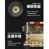 JIESTAR 58125 XE TẢI CHIẾN THUẬT HẠNG NHẸ M1078 bộ đồ chơi xếp lắp ráp ghép mô hình Military Army Quân Sự Bộ Đội 613 khối