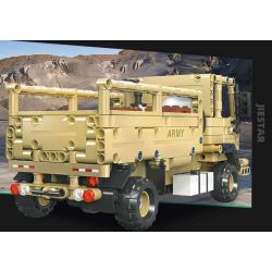 JIESTAR 58125 XE TẢI CHIẾN THUẬT HẠNG NHẸ M1078 bộ đồ chơi xếp lắp ráp ghép mô hình Military Army Quân Sự Bộ Đội 613 khối