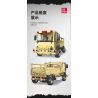 JIESTAR 58125 XE TẢI CHIẾN THUẬT HẠNG NHẸ M1078 bộ đồ chơi xếp lắp ráp ghép mô hình Military Army Quân Sự Bộ Đội 613 khối