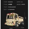 JIESTAR 58125 XE TẢI CHIẾN THUẬT HẠNG NHẸ M1078 bộ đồ chơi xếp lắp ráp ghép mô hình Military Army Quân Sự Bộ Đội 613 khối