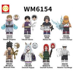 WM 2487 2488 2489 2490 6154 2483 2484 2485 2486 NARUTO MINIFIGURES 8 LOẠI bộ đồ chơi xếp lắp ráp ghép mô hình Movie & Game Phim Và Trò Chơi