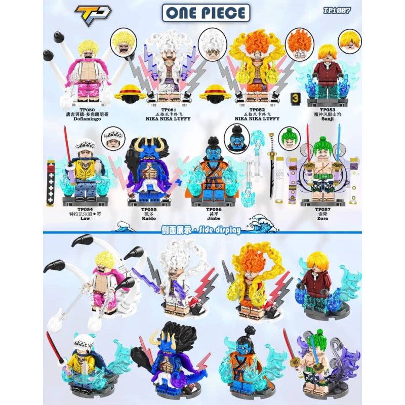 TP 1007 050 051 052 053 054 055 056 057 non Lego NHÂN VẬT NHỎ ONE PIECE 8 LOẠI bộ đồ chơi xếp lắp ráp ghép mô hình Movie & Game Phim Và Trò Chơi