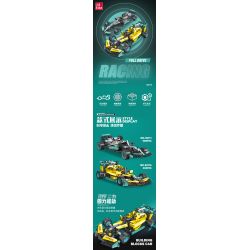 JIESTAR 58111 XE KÉO RENAULT ALPINE A522 MÙA GIẢI 2022 F1 bộ đồ chơi xếp lắp ráp ghép mô hình Technic SPEED X RACING ALPINE A522 Kỹ Thuật Công Nghệ Cao Mô Hình Phương Tiện 508 khối