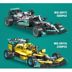 JIESTAR 58111 XE KÉO RENAULT ALPINE A522 MÙA GIẢI 2022 F1 bộ đồ chơi xếp lắp ráp ghép mô hình Technic SPEED X RACING ALPINE A522 Kỹ Thuật Công Nghệ Cao Mô Hình Phương Tiện 508 khối