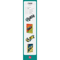 JIESTAR 58111 XE KÉO RENAULT ALPINE A522 MÙA GIẢI 2022 F1 bộ đồ chơi xếp lắp ráp ghép mô hình Technic SPEED X RACING ALPINE A522 Kỹ Thuật Công Nghệ Cao Mô Hình Phương Tiện 508 khối