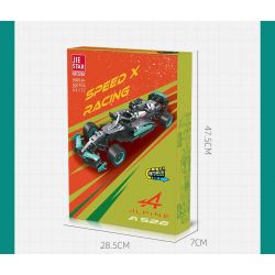 JIESTAR 58111 XE KÉO RENAULT ALPINE A522 MÙA GIẢI 2022 F1 bộ đồ chơi xếp lắp ráp ghép mô hình Technic SPEED X RACING ALPINE A522 Kỹ Thuật Công Nghệ Cao Mô Hình Phương Tiện 508 khối