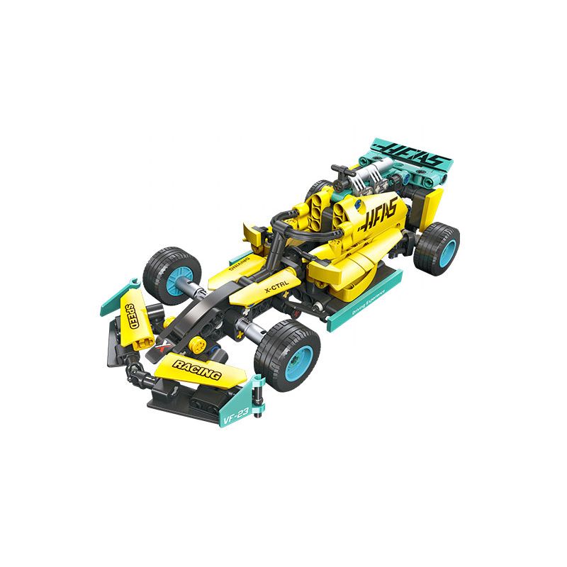 Lego JIESTAR 58116 Driving Experience Haas VF-23 Xếp hình lắp ráp ghép mô hình Xe kéo Haas VF-23 mùa giải 2023 xe đua F1