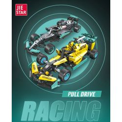 JIESTAR 58116 XE KÉO HAAS VF-23 MÙA GIẢI 2023 ĐUA F1 bộ đồ chơi xếp lắp ráp ghép mô hình Technic DRIVING EXPERIENCE HAAS VF-23 Kỹ Thuật Công Nghệ Cao Mô Hình Phương Tiện 238 khối