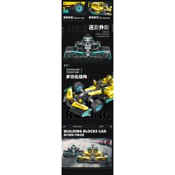 JIESTAR 58116 XE KÉO HAAS VF-23 MÙA GIẢI 2023 ĐUA F1 bộ đồ chơi xếp lắp ráp ghép mô hình Technic DRIVING EXPERIENCE HAAS VF-23 Kỹ Thuật Công Nghệ Cao Mô Hình Phương Tiện 238 khối