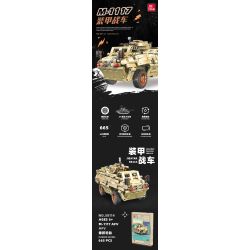 JIESTAR 58114 XE BỌC THÉP KÉO LÙI M-1117 CỦA MỸ bộ đồ chơi xếp lắp ráp ghép mô hình Technic M1117 GUARDIAN ARMORED SECURITY VEHICLE，ASV-150 Kỹ Thuật Công Nghệ Cao Mô Hình Phương Tiện 665 khối