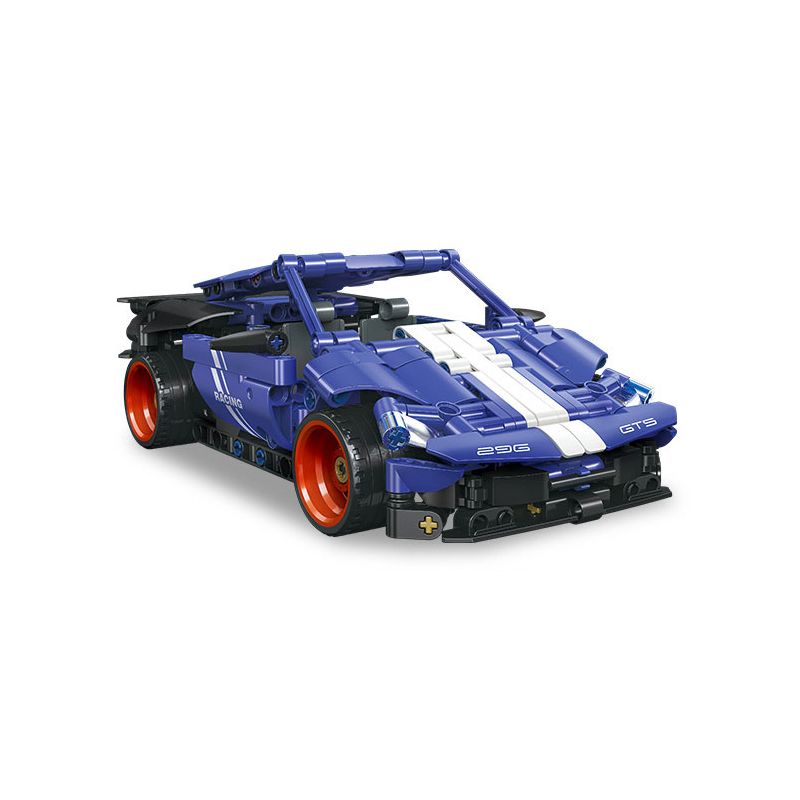 Lego JIESTAR 58117 Ferrari 296 Xếp hình lắp ráp ghép mô hình Xe kéo Ferrari 296