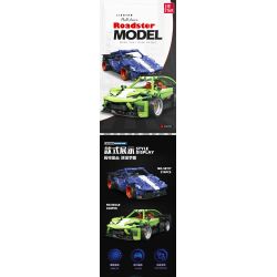 JIESTAR 58117 XE KÉO FERRARI 296 bộ đồ chơi xếp lắp ráp ghép mô hình Technic Kỹ Thuật Công Nghệ Cao Mô Hình Phương Tiện 314 khối