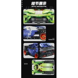 JIESTAR 58117 XE KÉO FERRARI 296 bộ đồ chơi xếp lắp ráp ghép mô hình Technic Kỹ Thuật Công Nghệ Cao Mô Hình Phương Tiện 314 khối