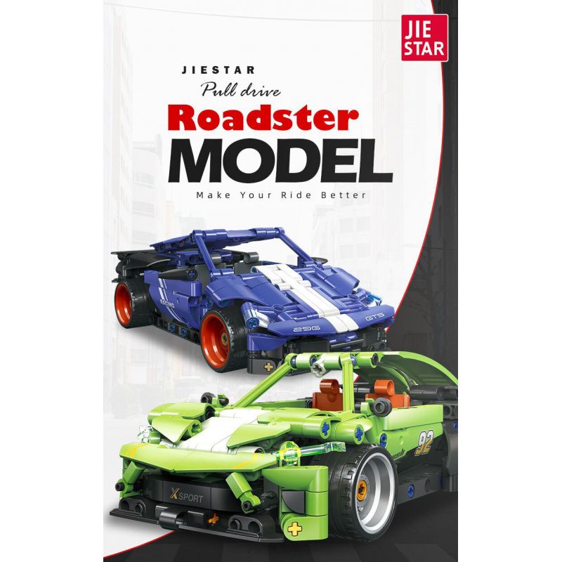 JIESTAR 58118 XE KÉO KANGAROO PHONG CÁCH GFG bộ đồ chơi xếp lắp ráp ghép mô hình Technic Kỹ Thuật Công Nghệ Cao Mô Hình Phương Tiện 316 khối